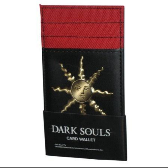 Dark Souls Bandai Namco Praise the Gold Sun Logo Card Wallet - Picture 5 of 5